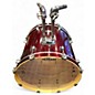 Used 2010s Pearl 5 Piece Export dark red Drum Kit