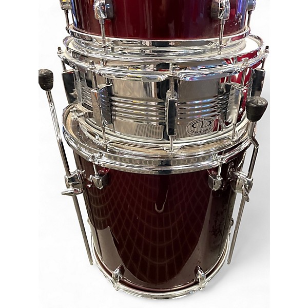 Used 2010s Pearl 5 Piece Export dark red Drum Kit