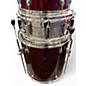 Used 2010s Pearl 5 Piece Export dark red Drum Kit