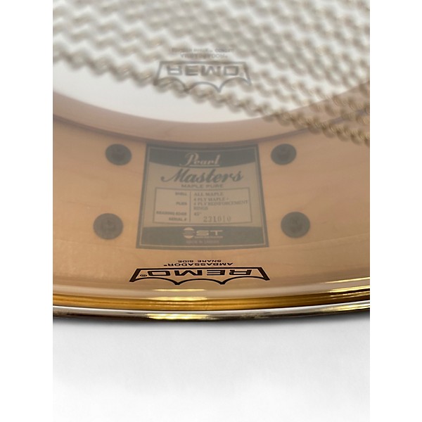 Used Pearl 14X5 Masters Maple Pure Natural Drum