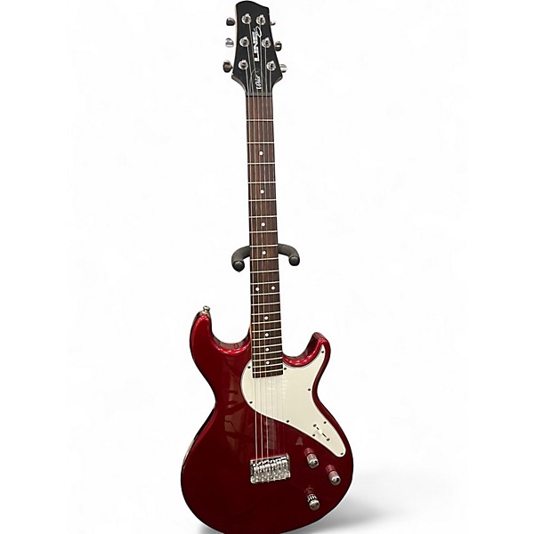 Used Line 6 Variax 600 Red Solid Body Electric Guitar