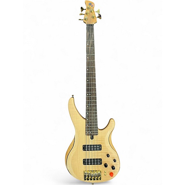 Used Yamaha TRBX605FM Natural Electric Bass Guitar