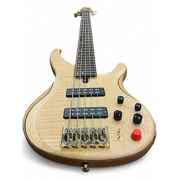 Used Yamaha TRBX605FM Natural Electric Bass Guitar