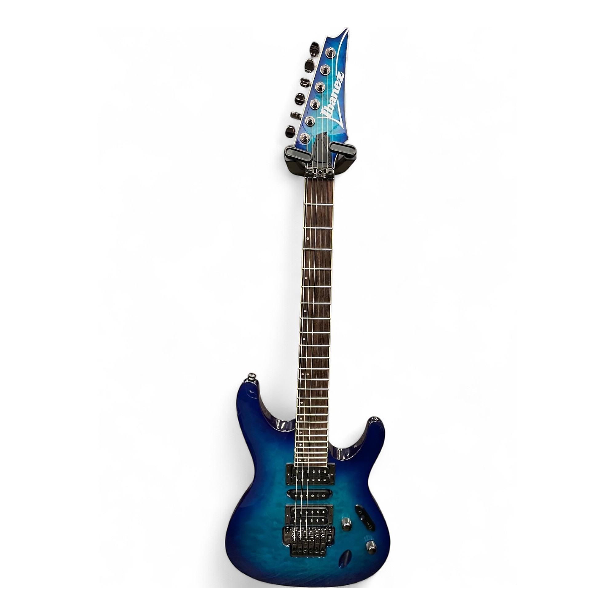 Used Ibanez S670QM DRAGON EYE BURST Solid Body Electric