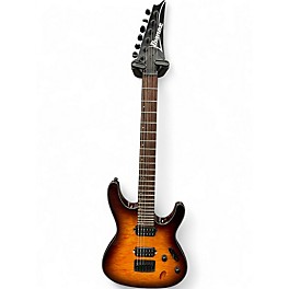 Used Ibanez S621QM AMBER BURST Solid Body Electric Guitar