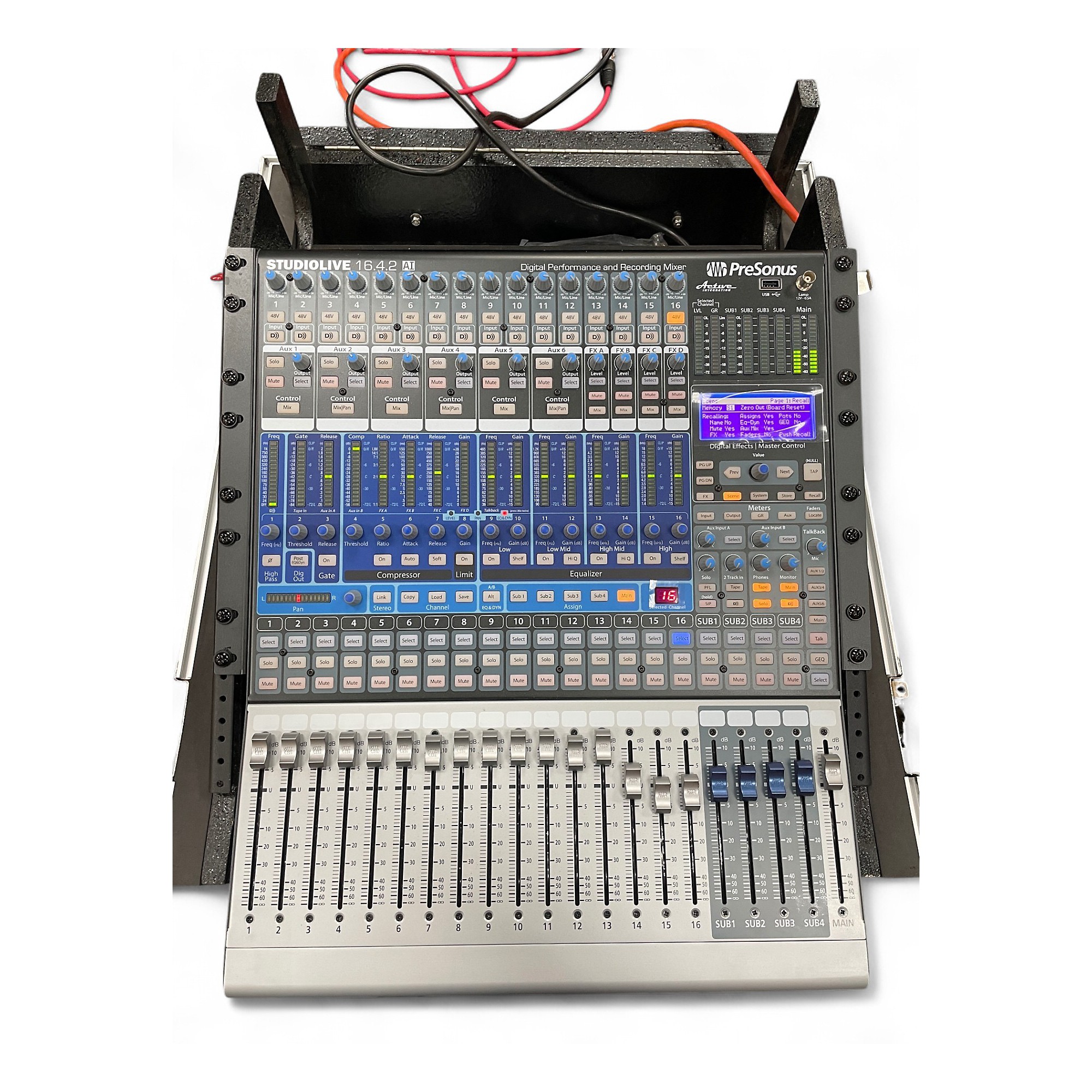 Used PreSonus studiolive 16.4.2 AI with Gator Road Case