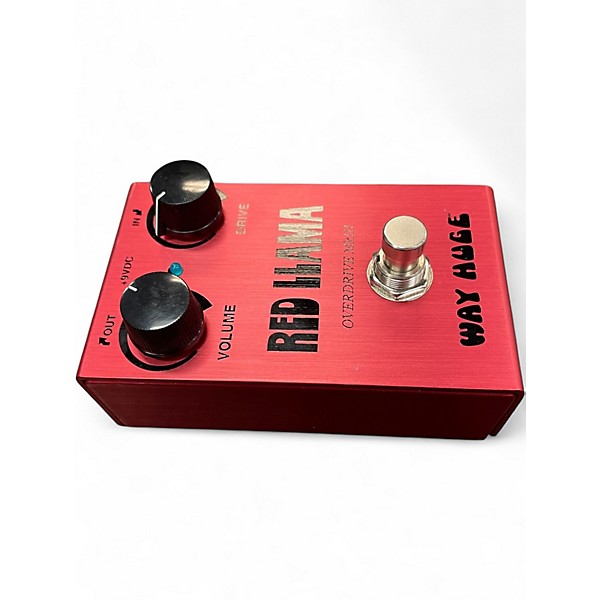 Used Way Huge Electronics WHE203 Red Llama Overdrive Effect Pedal