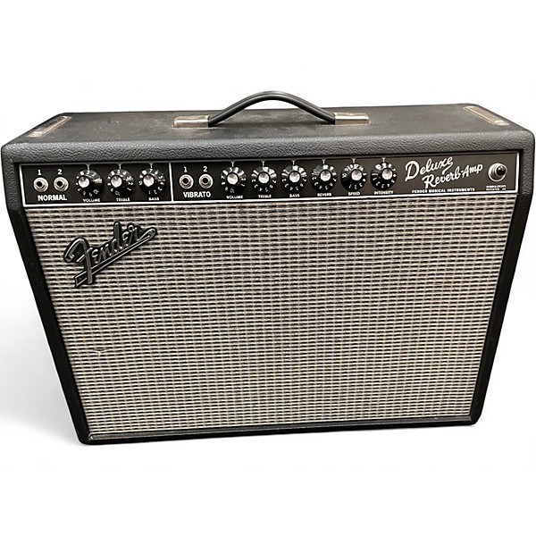 Used Fender 1965 Reissue Deluxe Reverb 22W Tube Guitar Combo Amp