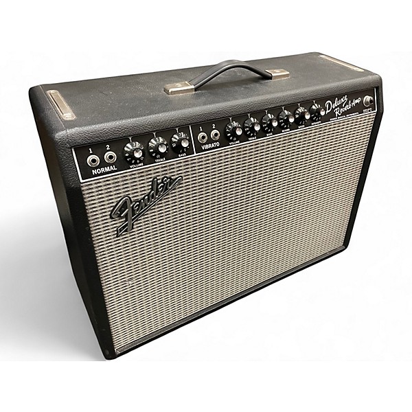 Used Fender 1965 Reissue Deluxe Reverb 22W Tube Guitar Combo Amp
