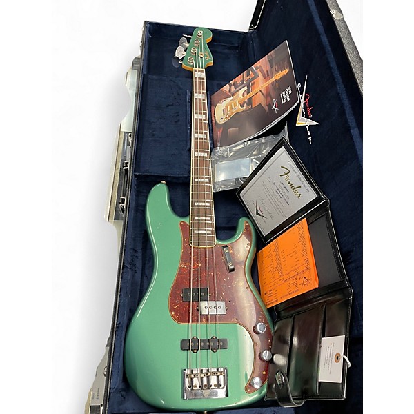 Used Fender Custom Shop LTD P-Bass Special JRN Sherwood Green Metallic Electric Bass Guitar