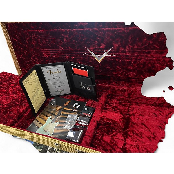 Used Fender Custom Shop 1960 P-Bass British Racing Green Electric Bass Guitar