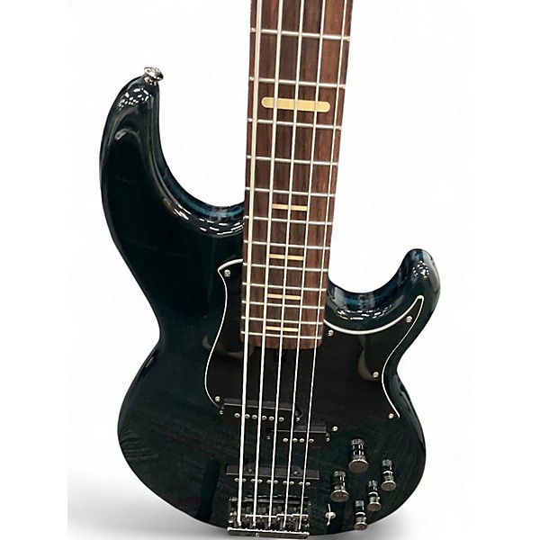 Used Yamaha BB735A indigo blue Electric Bass Guitar