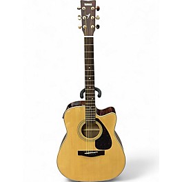 Used Yamaha FX335C Natural Acoustic Electric Guitar