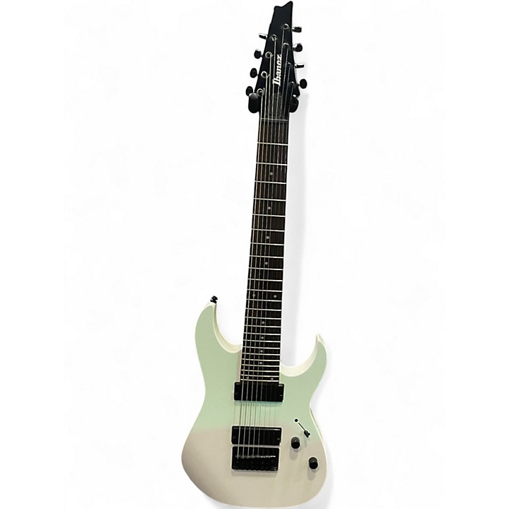 Used Ibanez RG8 8 String Classic White Solid Body Electric