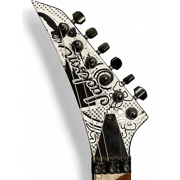 Used Jackson SKULL KAOS X SERIES DK1 Black and White Solid