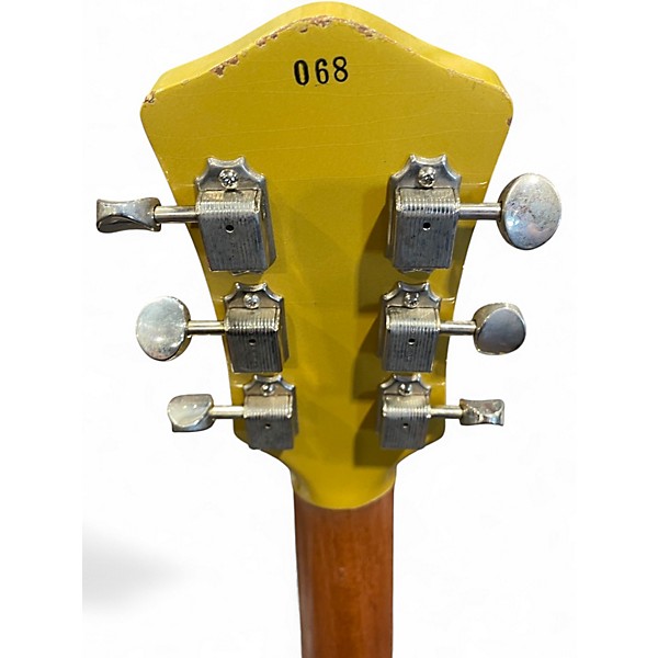 Used Ivison Dakota One TV Yellow Solid Body Electric Guitar