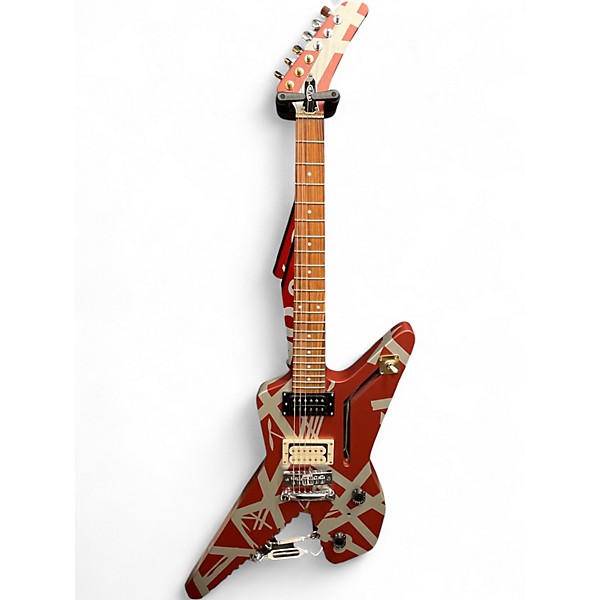 Used EVH Striped Series Shark EVH Solid Body Electric Guitar