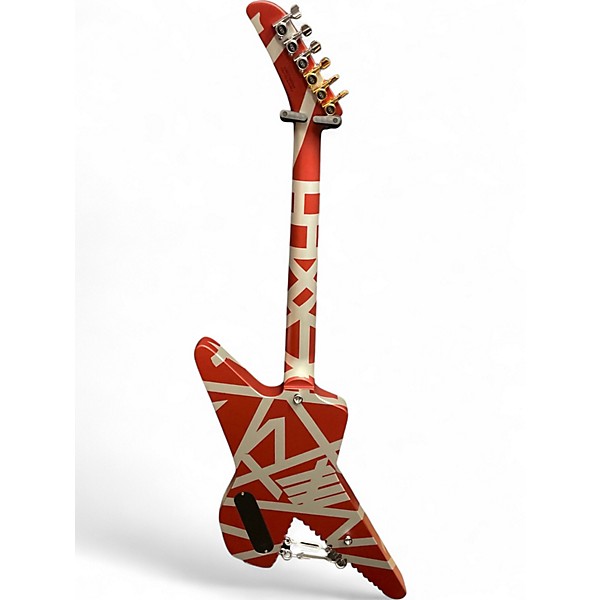 Used EVH Striped Series Shark EVH Solid Body Electric Guitar