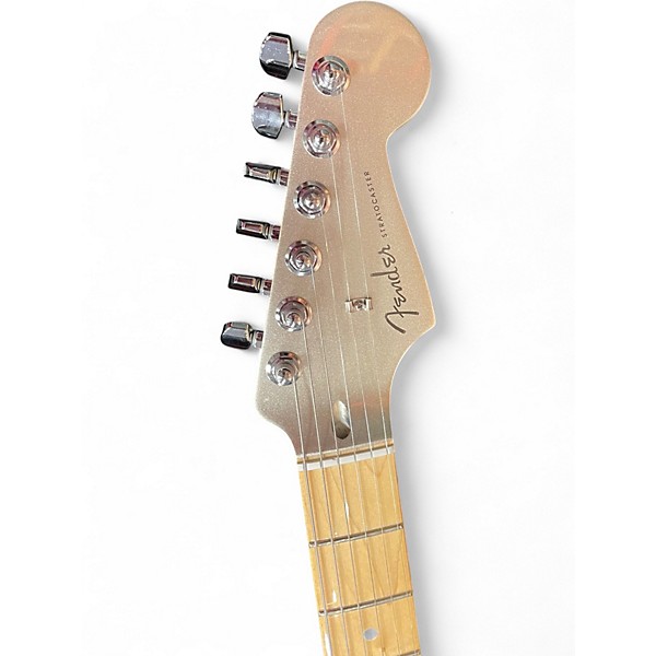 Used Fender 75th anniversary stratocaster diamond Silver Solid Body Electric Guitar
