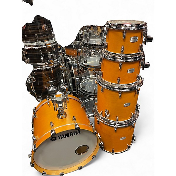 Used Yamaha 5 Piece Tour Custom CARAMEL SATIN Drum Kit