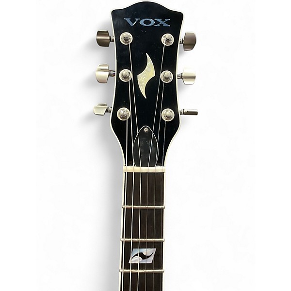 Used VOX Virage Double Cutaway Black Hollow Body Electric Guitar