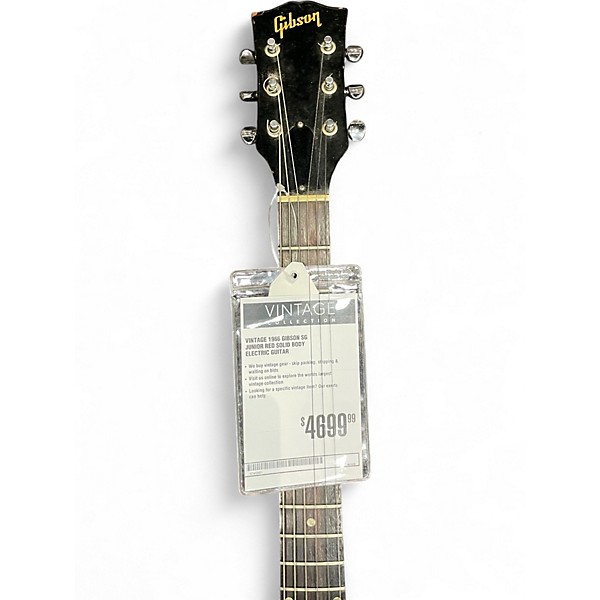 Vintage 1966 Gibson SG Junior Red Solid Body Electric Guitar