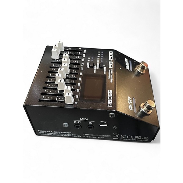 Used BOSS EQ200 Graphic Equalizer Pedal | Guitar Center