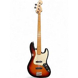 Used Fender American Standard Jazz Bass 2 Tone Sunburst Electric Bass Guitar