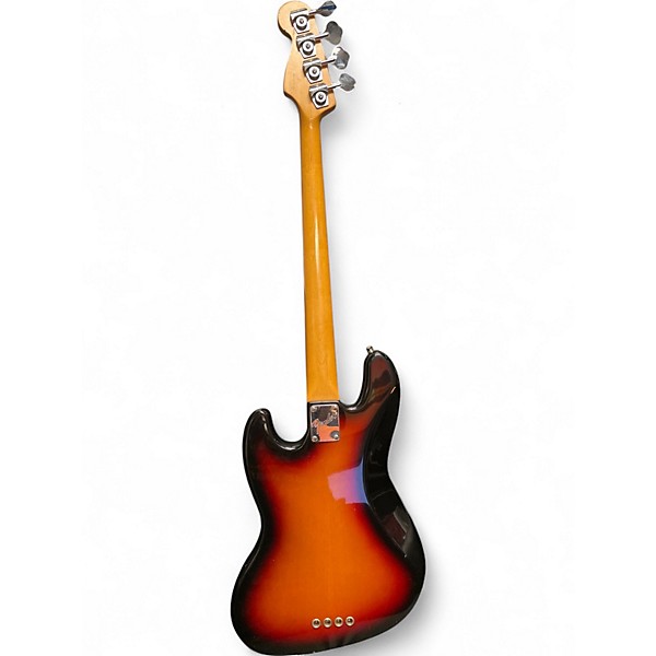 Used Fender American Standard Jazz Bass 2 Tone Sunburst Electric Bass Guitar