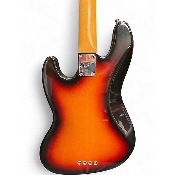 Used Fender American Standard Jazz Bass 2 Tone Sunburst Electric Bass Guitar