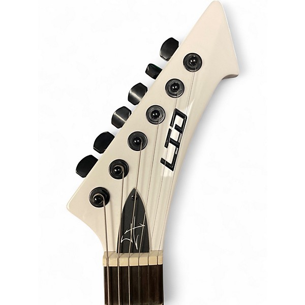 Used ESP LTD James Hetfield Snakebyte Alpine White Solid