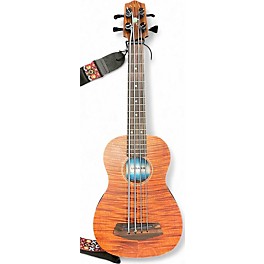 Used Kala Exotic Mahogany U-Bass Natural Acoustic Bass Guitar