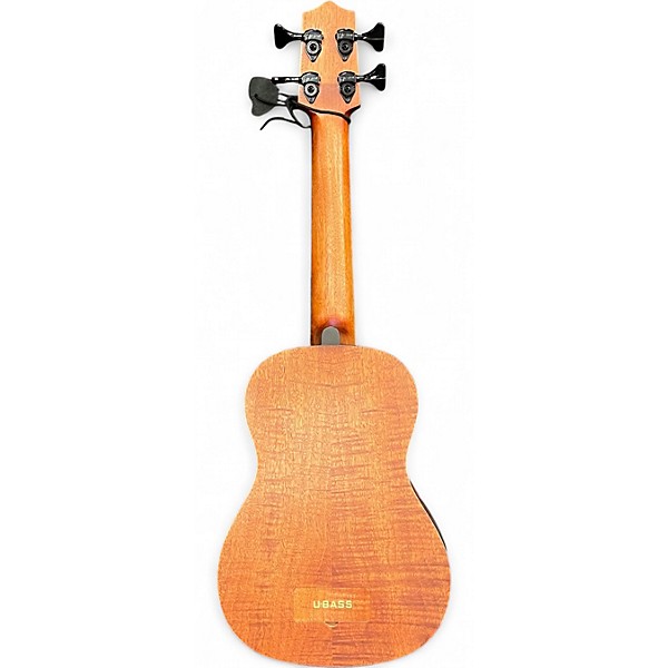Used Kala Exotic Mahogany U-Bass Natural Acoustic Bass Guitar