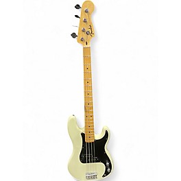 Used Fender Player Series Precision Bass Olympic White Electric Bass Guitar