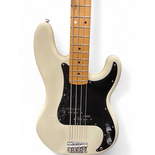 Used Fender  Player Series Precision Bass Olympic White Electric Bass Guitar
