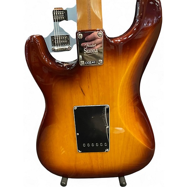 Used Fender Suona Thinline Stratocaster Violin Burst Hollow Body Electric Guitar
