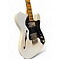 Used Squier Classic Vibe Telecaster Thinline Olympic White Hollow Body Electric Guitar