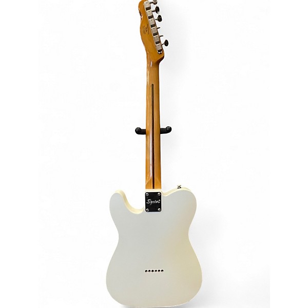 Used Squier Classic Vibe Telecaster Thinline Olympic White Hollow Body Electric Guitar