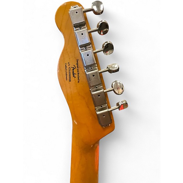 Used Squier Classic Vibe Telecaster Thinline Olympic White Hollow Body Electric Guitar