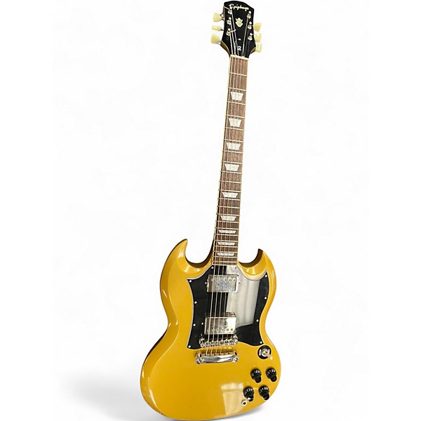Used Epiphone SG Traditional Pro Gold Solid Body Electric Guitar