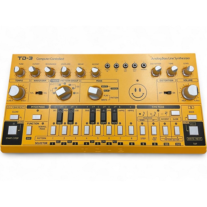 behringer td-3 computer controlled 美品 Behringer TD-3 Analog Bass Line Synthesizer with VCO/VCF, 16