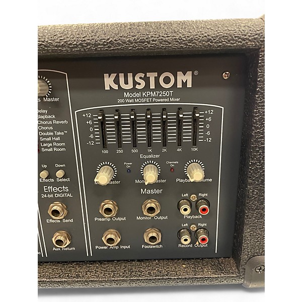 Used Kustom kpm7250 Powered Mixer
