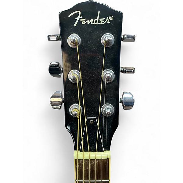 Used Fender FR50 Black Resonator Guitar