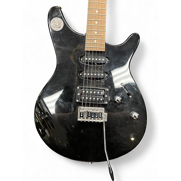 Used Rogue RR100 Rocketeer Black Solid Body Electric Guitar