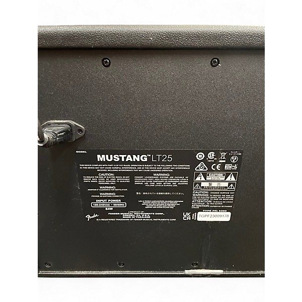 Used Fender Mustang LT25 25W 1x8 Guitar Combo Amp
