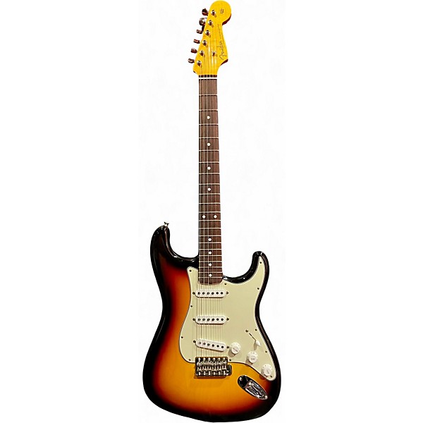 Used Fender 1960 NOS Stratocaster 2 Tone Sunburst Solid Body Electric Guitar
