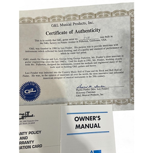 Used G&L George Fullerton Series 3 Color Sunburst Solid Body Electric Guitar