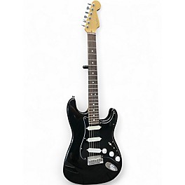 Used 1995 Fender American Stratocaster Plus Black Solid Body Electric Guitar