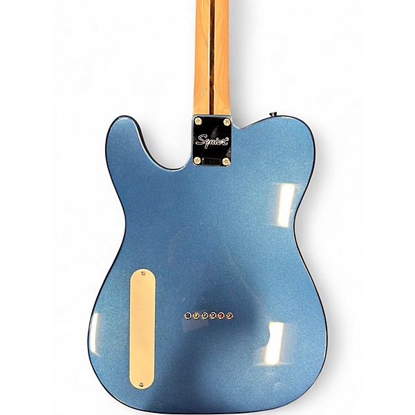 Used Squier Paranormal Cabronita Telecaster Thinline Lake Placid Blue Hollow Body Electric Guitar