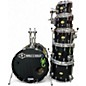 Used Noble & Cooley 6 Piece CD Maples Gloss Black Drum Kit thumbnail